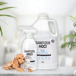 Sanitizer PET HOCl 새니타이저 펫 에이치오씨엘 살균소독수 500ml,4L